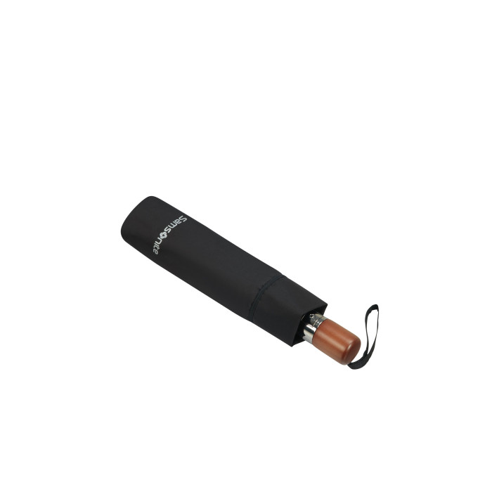 Зонт автоматический короткий 3х секц. WOOD CLASSIC S